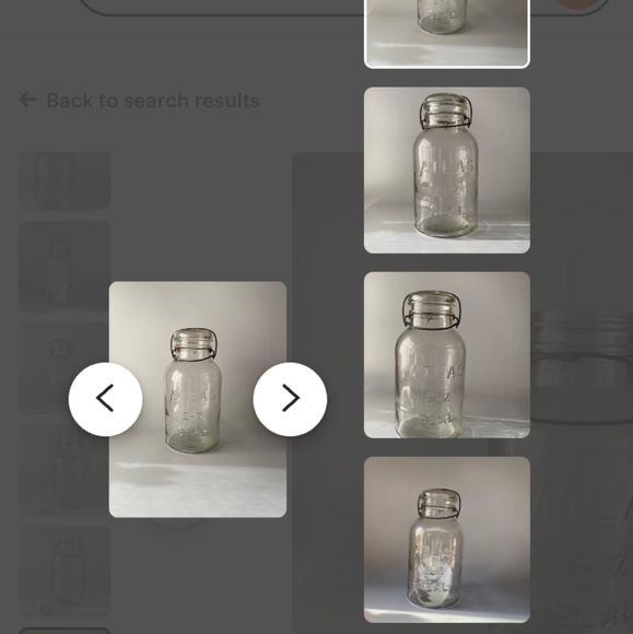 Vintage ATLAS lock top jars - Picture 2 of 4